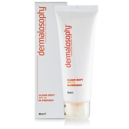 בלוק SPF 50 שקוף עם מדכא מלנין – CLEAR SOFT SPF 50 M PREVENT